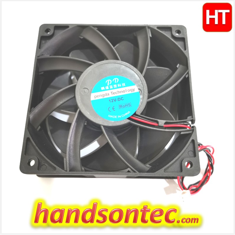 12038 (120x120x38) มม. 2700rpm@12V DC พัดลมระบายความร้อนแบบไม่มีแปรง