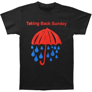 เสื้อยืดครอปใหม่ ! เสื้อยืด ผ้าฝ้าย กันลื่น กันฝน ลาย Take Back Sunday สีดํา สําหรับผู้ชายS-5XL