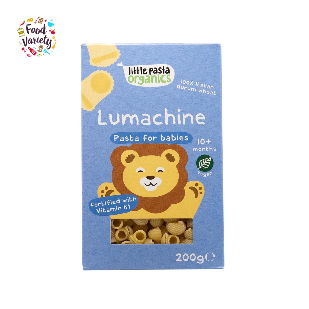 Little Pasta Organics Lumachine Pasta for Babies 200g เส้นพาสต้า ออแกนิค สำหรับเด็ก 200g