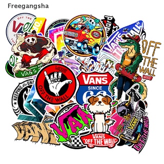 [Fre] สติ๊กเกอร์ Vans Graffiti 100ชิ้นสําหรับติดตกแต่งรถยนต์สเก็ตบอร์ดแล็ปท็อปกระเป๋าเดินทางกระเป๋ากีตาร์จักรยาน Fgh