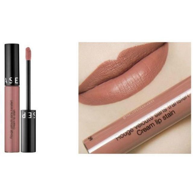 พร้อมส่ง ลิปขนาดทดลอง SEPHORA CREAM LIP SATIN เบอร์ 40 PINK TEA