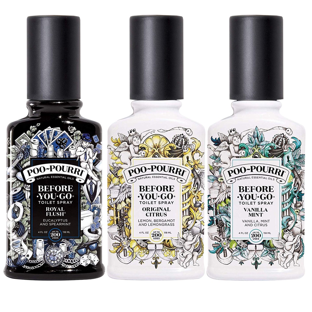 พร้อมส่ง ของแท้ Poo Pourri Before-You-Go Toilet Spray NEW 10ml/41ml/59ml/118ml (Various Scent)
