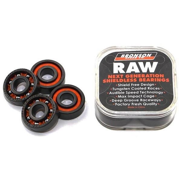 Bronson Speed Co. Raw Skateboard Bearings