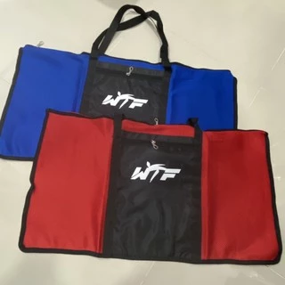 C18# กระเป๋าตาข่าย 2ชั้น ใส่อุปกรณ์เทควันโด Taekwondo Bag for Protector sets Chest Guard Head Gear