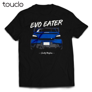 T-shirt  Gildan เสื้อยืด ผ้าฝ้าย 100% พิมพ์ลายรถยนต์ Evo Eater Car Guy Jdm แฟชั่นฤดูร้อน สําหรับผู้ชายS-5XL