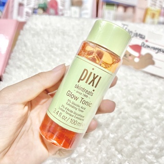 พร้อมส่ง💥 Pixi Glow Tonic 5% Glycolic Acid Exfoliating Toner 100ml โทนเนอร์เพื่อผิวกระจ่างใส ช่วยผลัดเซลล์ผิวที่ตายแล้ว