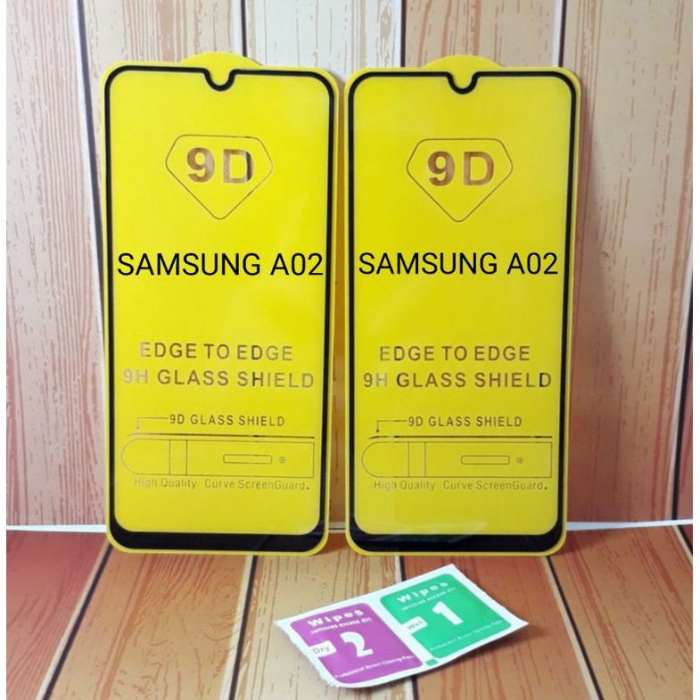 LAYAR กระจกนิรภัย Samsung Galaxy A02 เต็มจอ 9D / 21D