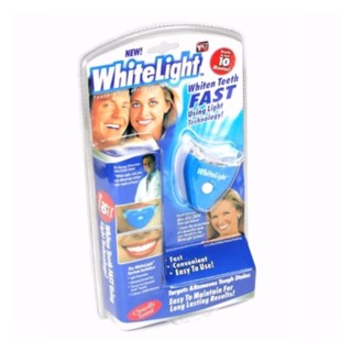White Light ชุดฟอกฟันขาว ช่วยขจัดคราบ กาแฟ บุหรี่ ใช้เวลาเพียง 10 นาที/ครั้งในการทำ 1 ชุด