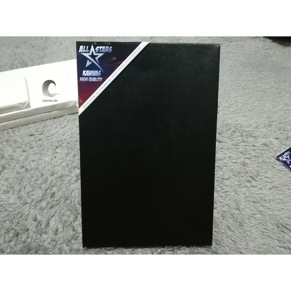 ผ้าใบเพ้นท์สีดํา 40 X 60 / PAINTING CANVAS FRAME 40 X 60 CM