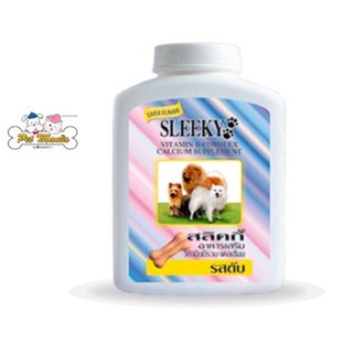 (รสตับ 350g) SLEEKY MULTI-VITAMIN CALCIUMอาหารเสริม วิตามิน-แคลเซียม