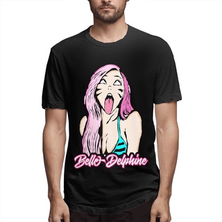 เสื้อยืดผ้าฝ้ายพิมพ์ลาย เสื้อยืด ผ้าฝ้าย พิมพ์ลายอนิเมะ Belle Delphine Hentai สไตล์ญี่ปุ่น สําหรับผู้ชาย