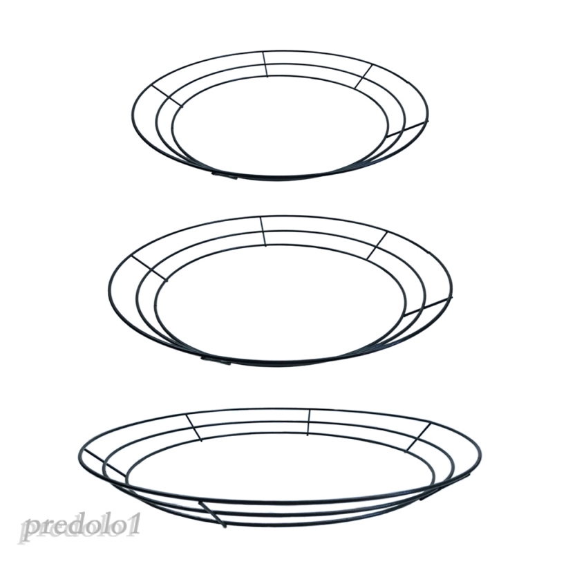 [PREDOLO1] 3 ขนาด METAL WREATH FORM, 12INCHES/ 14INCHES/ 16 INCHES, กรอบสายไฟ
