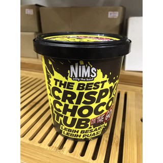 Nims Crispy Choco Tub (mini coco crunch) 1 ลัง 24 กระปุก