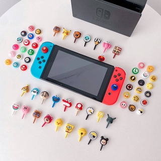 เคสจอยสติ๊ก ป้องกันฝุ่น ลายการ์ตูนน่ารัก สําหรับ Nintendo Switch