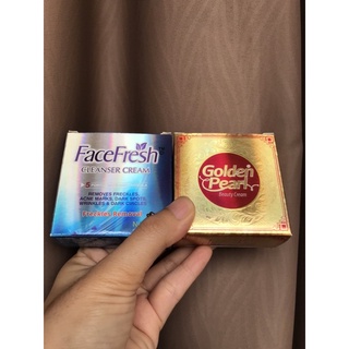 Golden pearl beauty cream and Facefresh beauty cream เซตคู่หน้าใส