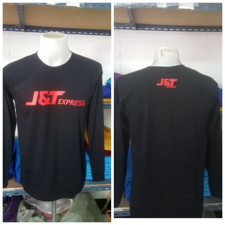 เสื้อJ&amp;T Express เสื้อยืดJ&amp;Tสีดำ เสื้อเเขนยาวJ&amp;T