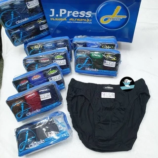 Rosso JPress กางเกงใน (แพ็ค 3 ตัว แถมถุง!!!) กางเกงในชาย รอสโซ่ เจเพลส รุ่นยางหุ้ม/ขอบเทป