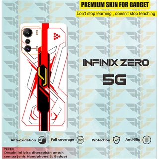 Zero INFINIX ZERO 5G LINE สีขาว สําหรับโทรศัพท์มือถือ หนังเทียม 2 ชิ้น