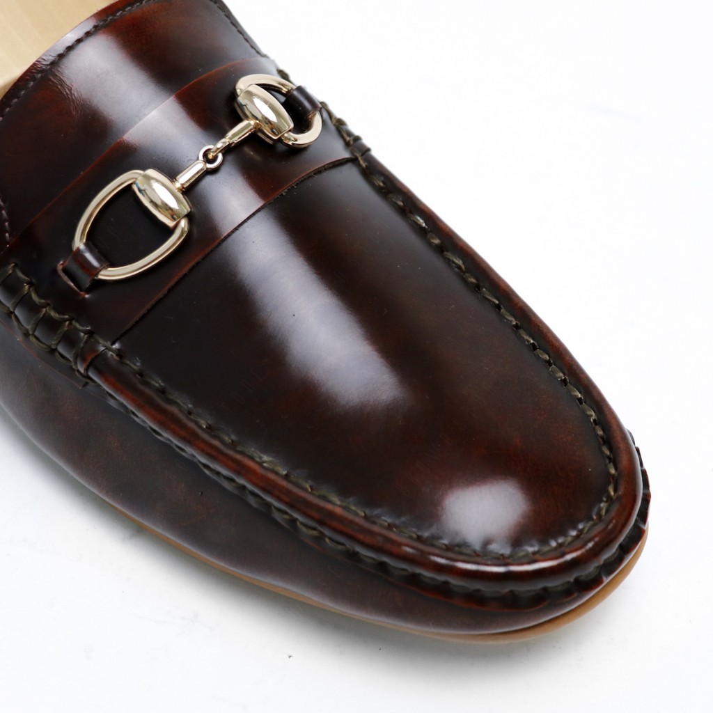BROWN STONE  HORSEBIT CLASSY LOAFER