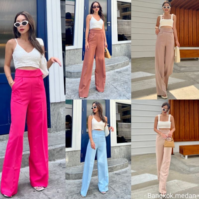 (BANGKOK MEDAN LABEL) READY HW KULOT JENED BRAND PROMTHONG PREMIUM FASHION IMPORT WOMEN BKK