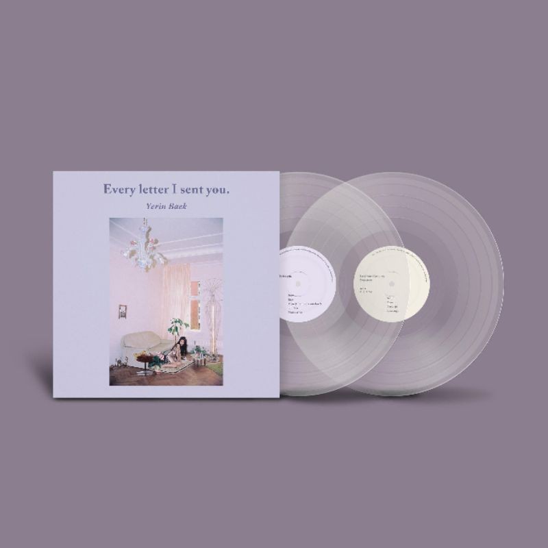 [PRE] แผ่นเสียง YERIN BAEK - Every Letter I Sent You (Vol.1 | Transparent LP) [2LP]