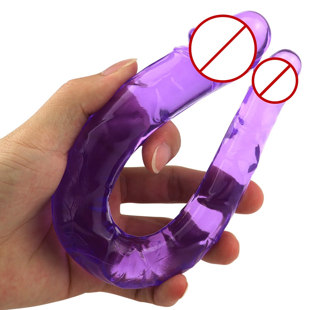 King Cock U-Shaped Large Double Trouble Dildo main image 1