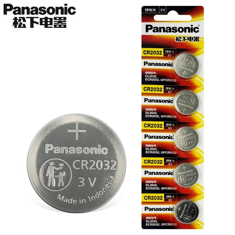 💥ขายส่ง 10 แผง 💥Panasonic CR2032 CR2025 CR2016 3V ใหม่ล่าสุด
