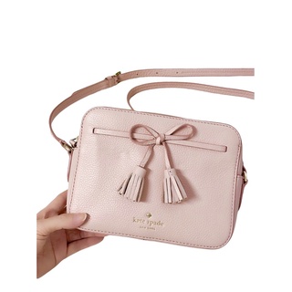 [กดเก็บโค้ดลดอีก 3,000บ]Kate Spade ♠️ แท้ Camera bag สีชมพูนู๊ด มือสองสภาพดี