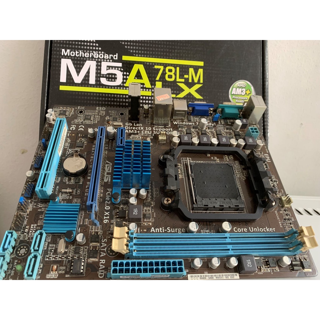 Asus M5A78L-M LX3 PLUS AM3+ ปลดล็อก/โอเวอร์คล็อกชีวภาพล่าสุด รองรับซีรีส์ AMD FX ส่งจากสลังงอร์