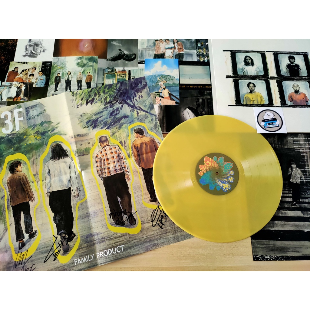 🟡มีโปสเตอร์+ลายเซ็นสด!! แผ่นเสียง H3F อัลบั้ม FAMILY PRODUCT Gold Coloured Vinyl , H3F Vinyl ของแท้1