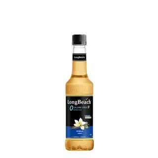 ลองบีชไซรัปวนิลา สูตรไม่มีแคลอรี่ (320ml.) LongBeach Sugar Free Vanilla Syrup น้ำเชื่อม/ น้ำหวาน/ น้ำผลไม้เข้มข้น