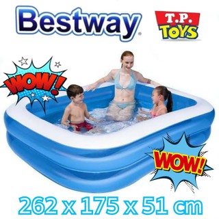 T.P. TOYS BESTWAY สระน้ำขนาด 2.62 เมตร (2.62×1.75×51 m)