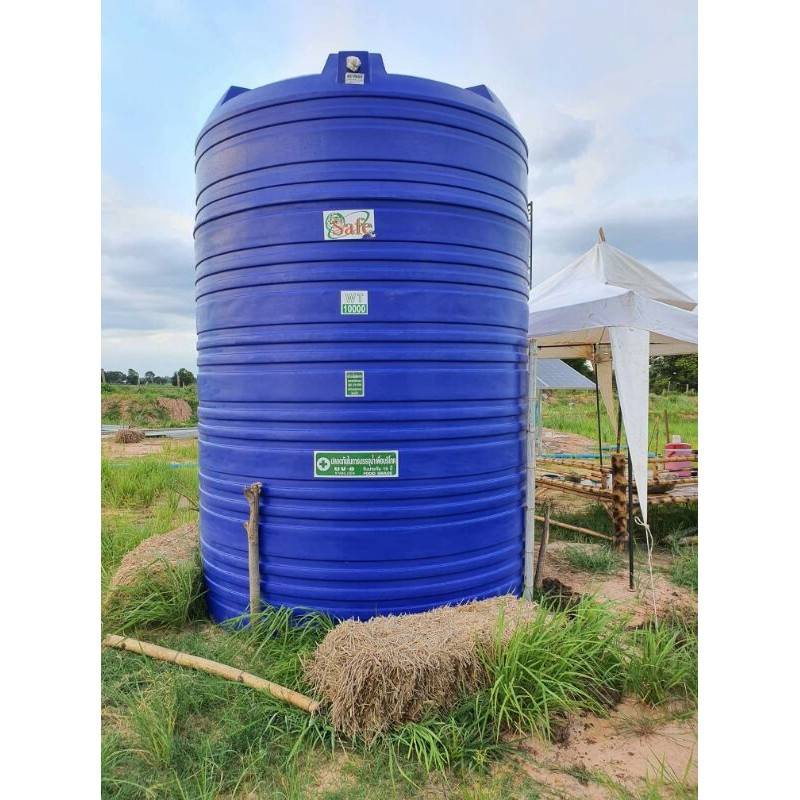 แทงค์น้ำ10000ลิตร -SAFE สีน้ำเงิน ส่งฟรี กทม.และปริมณฑล ต่างจังหวัดส่งทั่วประเทศ มีมอก.