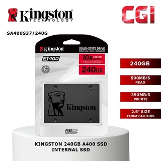ส่งจากกรุงเทพ 240 GB 480GB 960GB SSD SATA KINGSTON A400 (SA400S37)