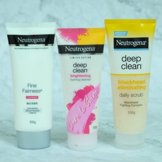 Neutrogena โฟมล้างหน้า นูโทรจีน่า 100มล. ทุกสูตร