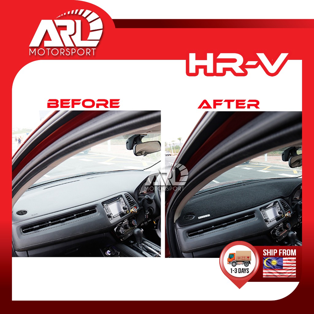 Honda HRV HR-V Dashboard พรมแดชบอร์ด Shade Mat Polyster เสื่อกันลื่น HRV / VEZEL 2015-2022 ARL Motorsport