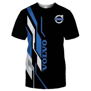 เสื้อยืดคอกลม แขนสั้น ลาย Volvo 3D แนวสตรีท สุดเท่ สําหรับผู้ชาย 2021