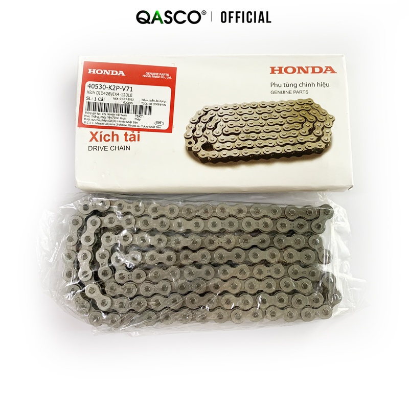 โซ่ (โซ่) DID 428 VIX4-120LE โอริง HONDA Winner X V3 2022+ _(QA8B 2B)