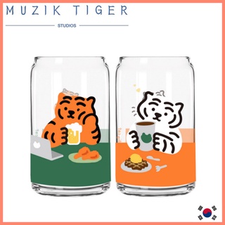 [Muzik tiger] 🇰🇷 Muziktiger Can Glass Mug 2P set muzik tiger cup cute cups glass