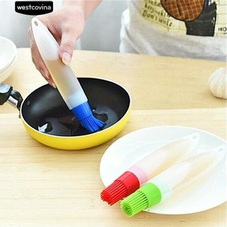 ซิลิโคนความปลอดภัย Qoast น้ำมันย่างบาร์บีคิวของเหลว Basting Pastry Brush Utensil