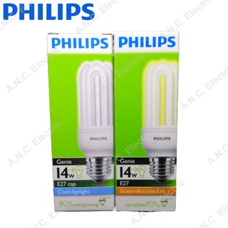 Philips หลอดประหยัดไฟ จีนี่ 14W E27