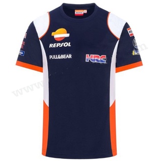 เสื้อยืดแขนสั้น REPSOL HONDA เนื้อผ้า Polyester 100% ใส่สบาย 🔥พร้อมส่ง🔥มีเก็บปลายทาง