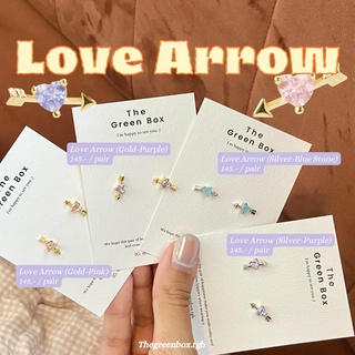 ต่างหู Love Arrow earrings - TheGreenBox.TGB