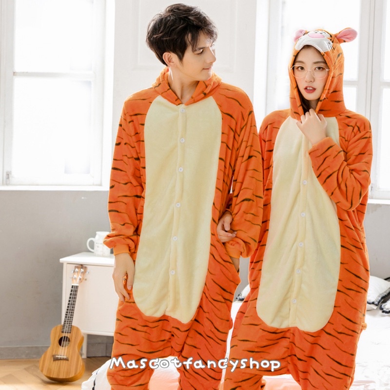 [มี COD] ชุดนอนมาสคอต แฟนซีสัตว์ เสือ (tiger)