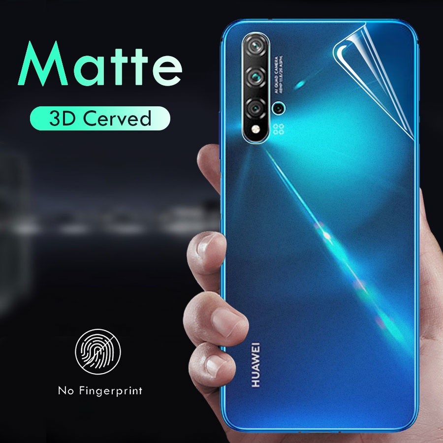 HUAWEI P30 P30 LITE P30 PRO P40 P40 PRO P40 PRO+ ANTI-SCRATCH HYDROGEL MATTE BACK SCREEN GUARD JELL 
