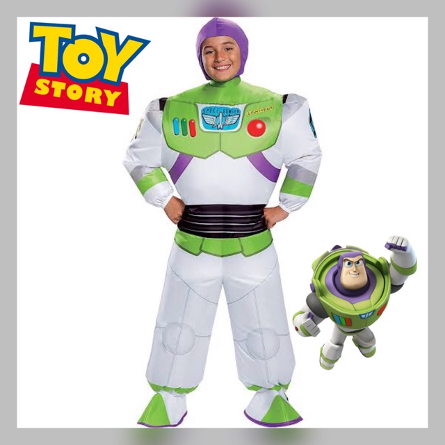 ชุดเป่าลม ชุดแฟนซีเป่าลม บัซไลท์เยียร์ Child Inflatable Buzz Lightyear Costume - Toy Story 4 ลิขสิทธิ์แท้นำเข้าอเมริกา