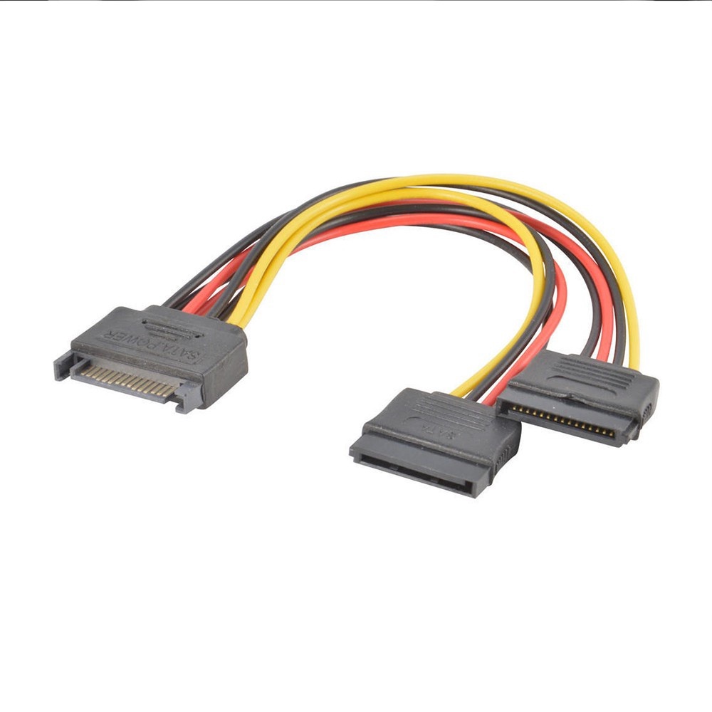 axGear Dual SATA to PCI-E Power Cable 15Pin SATA to 8 pin