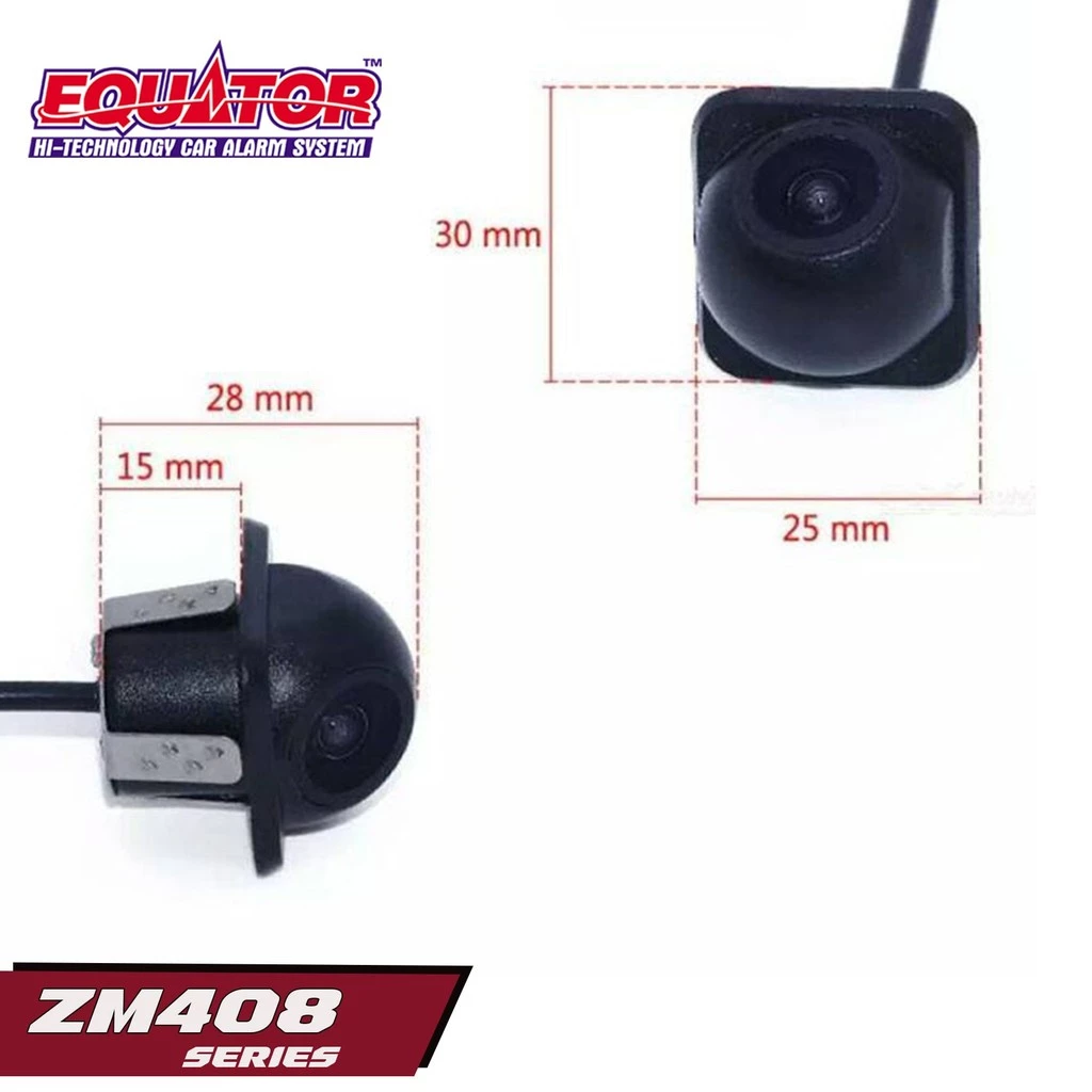 กล้องถอยหลังติดรถยนต์แบบเจาะ EQUATOR Rear Camera รุ่น ZM408 กล้องมองหลัง ติดกับวิทยุ จอ2ดิน จอแอนดรอยตรงรุ่น กันชนรถเก๋ง thumbnail 6