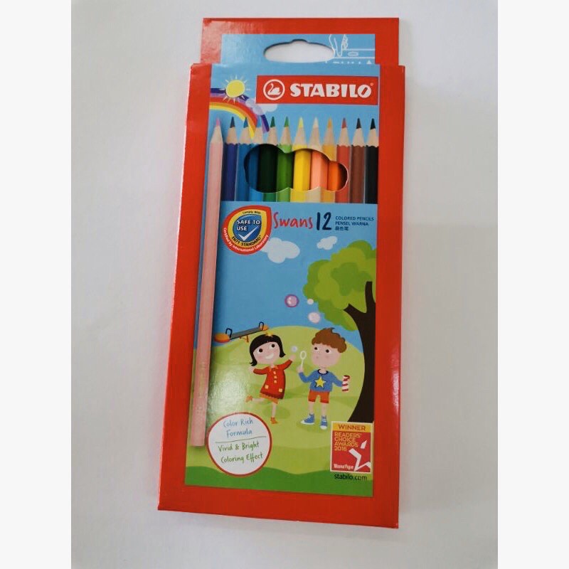 [KOH] STABILO 12 COLORS PENCIL