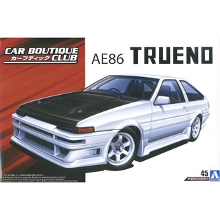 Aoshima 1/24 Car Boutique Club Toyota AE86 Trueno 1985